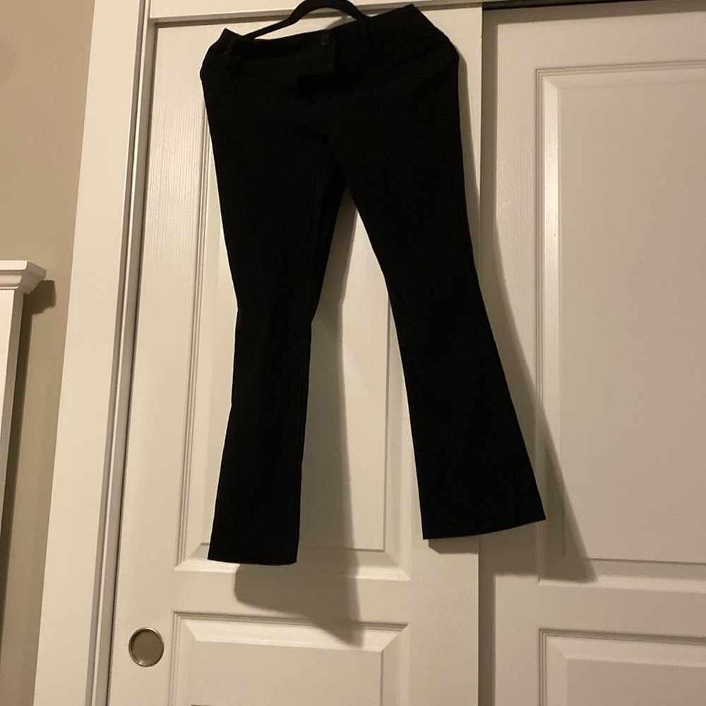 Black flared jeans